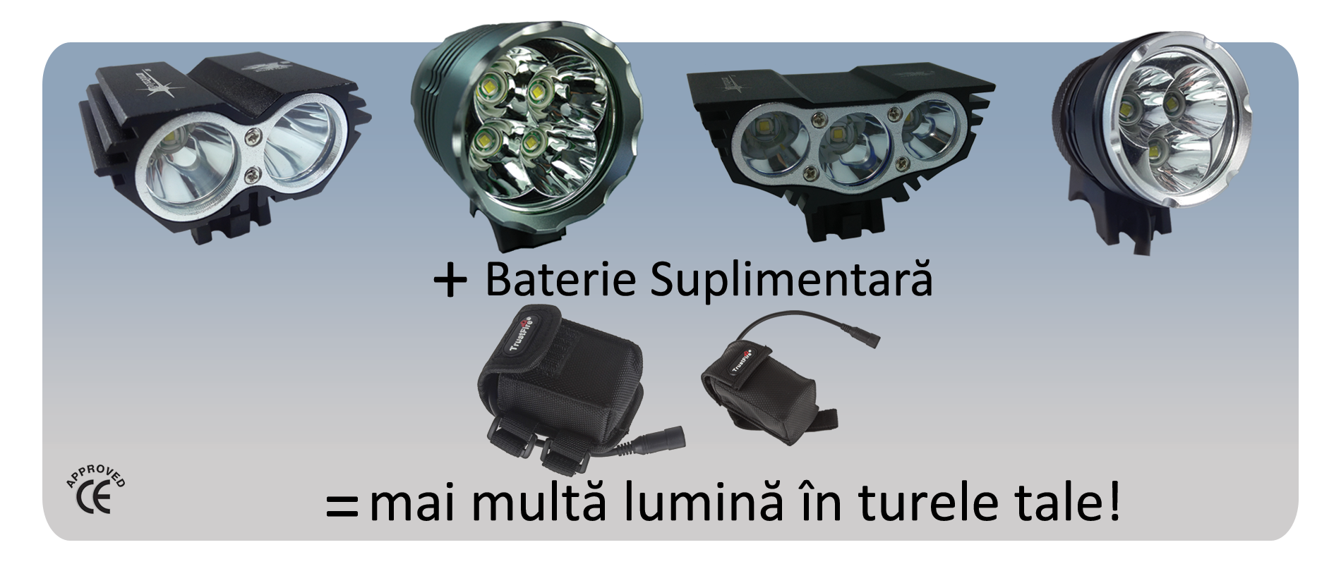 Pachetul far plus acumulator suplimentar
