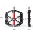 Pedale MTB Cyclone SJS negre