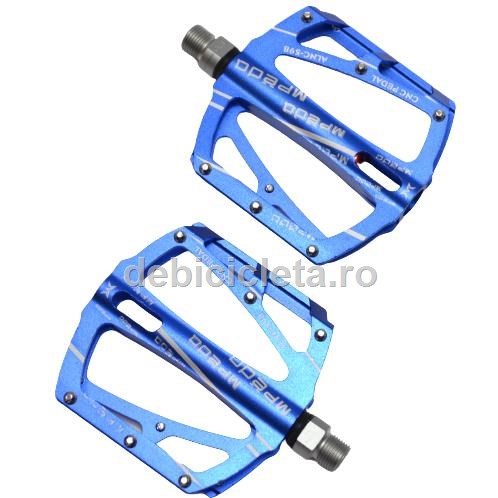 Pedale MTB Cyclone Mpeda albastru trace
