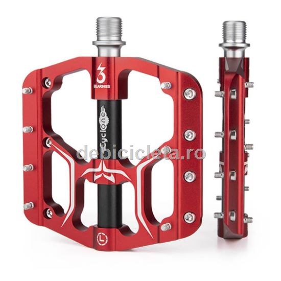Pedale MTB Cyclone rosii