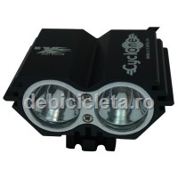 Far bicicleta Cyclone SolarStorm X2 negru