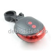 Stop bicicleta laser si LED