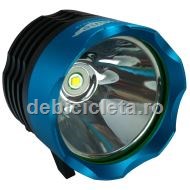 Far bicicleta Cyclone T6 albastru