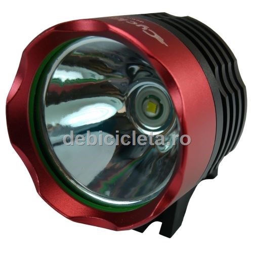Far bicicleta Cyclone T6 rosu