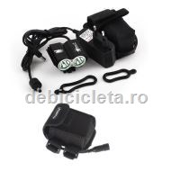 Pachet far Cyclone SolarStorm X2 + baterie suplimentara impermeabila 9600mAh