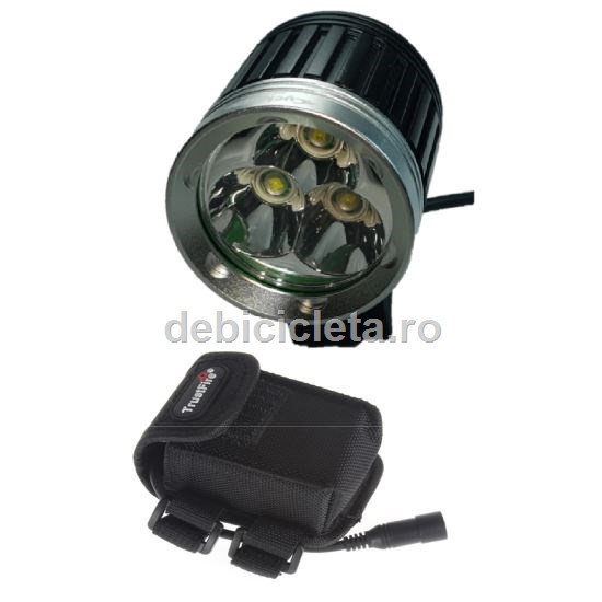 Pachet far Cyclone far 3T6 3F + baterie suplimentara impermeabila 9600mAh