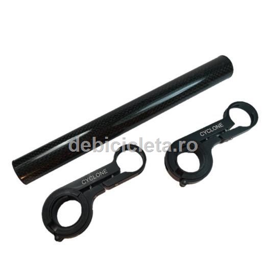 Extensie ghidon 20cm Cyclone negru